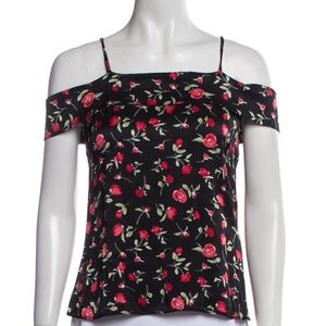 Reformation Floral Square Neck Top 🌹